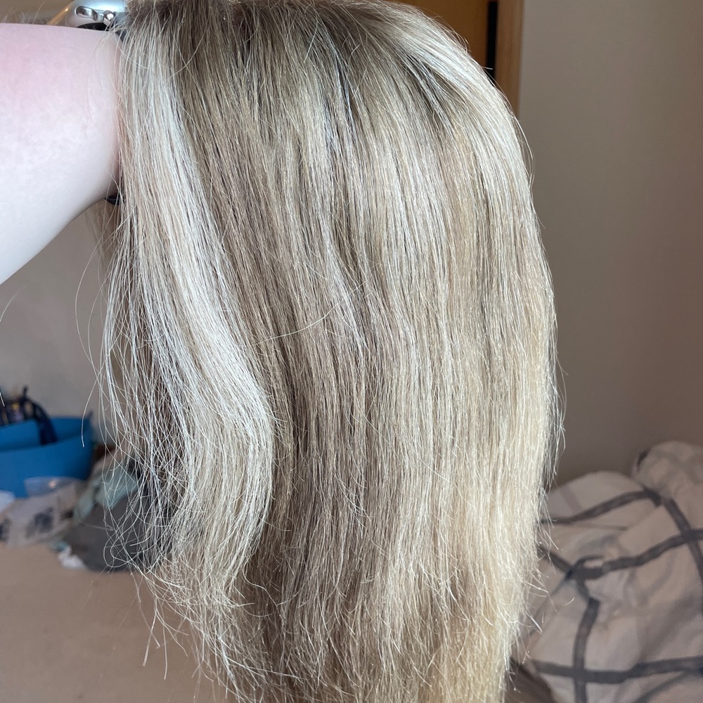 20 inch Honey Blonde Human Hair Lace Front Wig